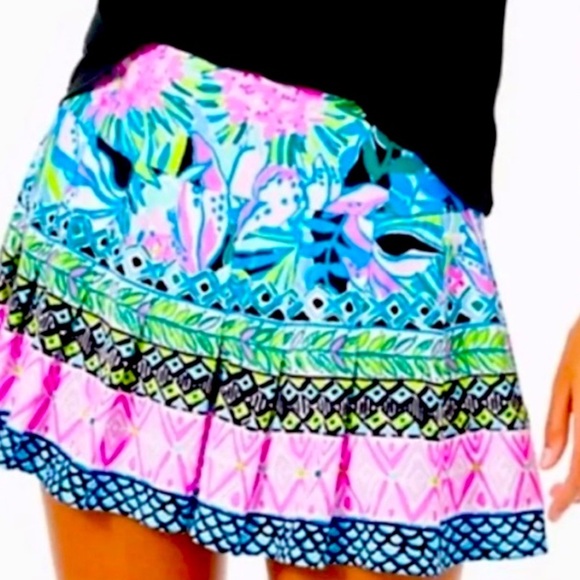Lilly Pulitzer Pants - Lilly Pulitzer Annora Skort Onyx You Me And Giraffe Engineered large